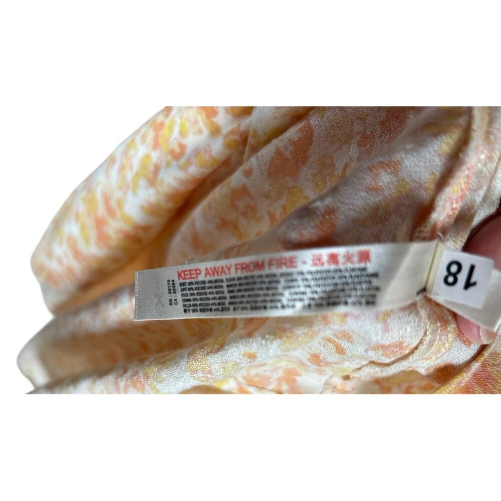 Free People x Intimately Kadence Robe Womens XS Beaded Smocked Maxi Duster Boho - Picture 5 of 9